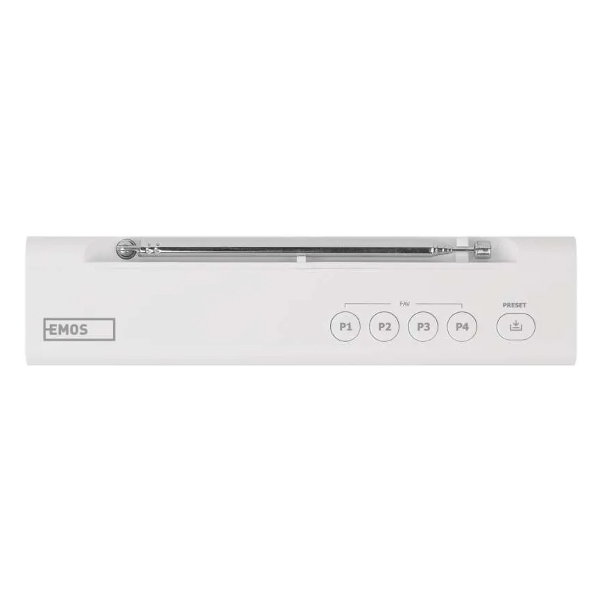 Radio DAB DAB+ FM 3W/5V/4xAA bela