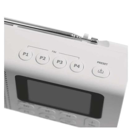 Radio DAB DAB+ FM 3W/5V/4xAA bela