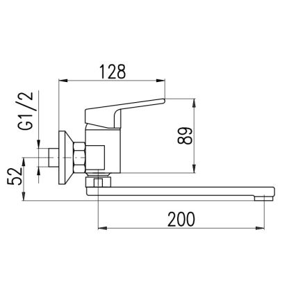 RAV Slezák CO101.5/23Z - Umivalniška armatura COLORADO cm v sijajni zlati barvi
