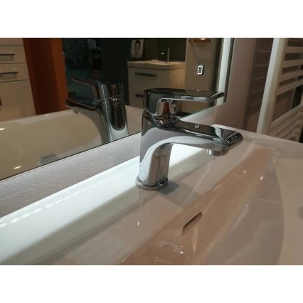 RAV Slezák CO127.0 - Baterija za umivalnik + odtok COLORADO 14,3 cm sijajni krom