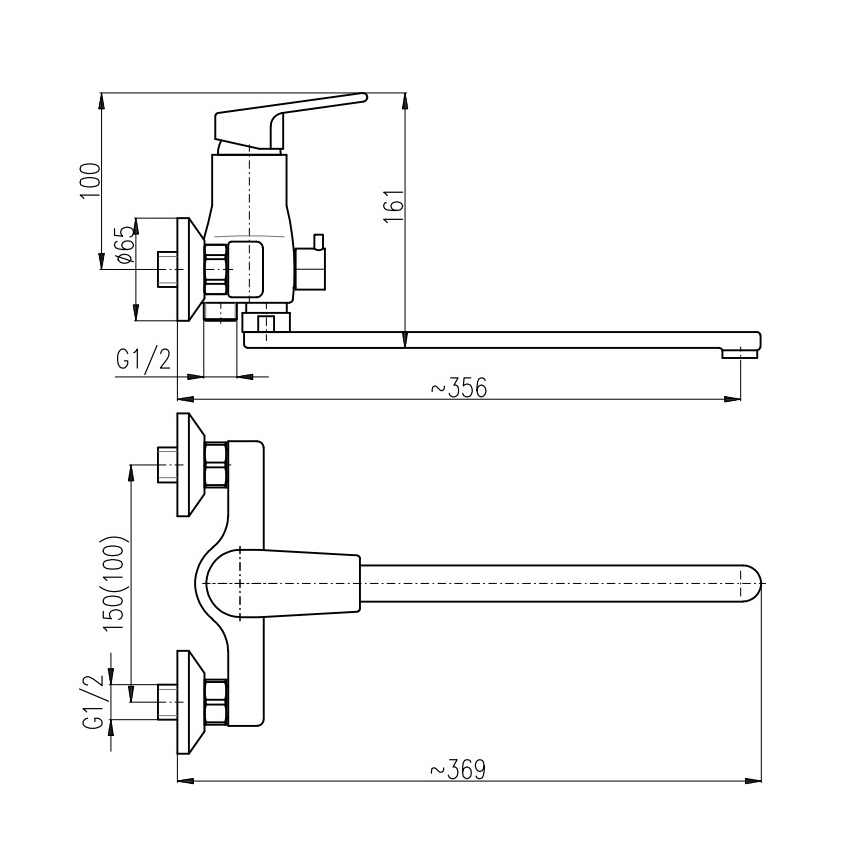 RAV Slezák CO153.5 - Armatura za kad COLORADO sijajni krom