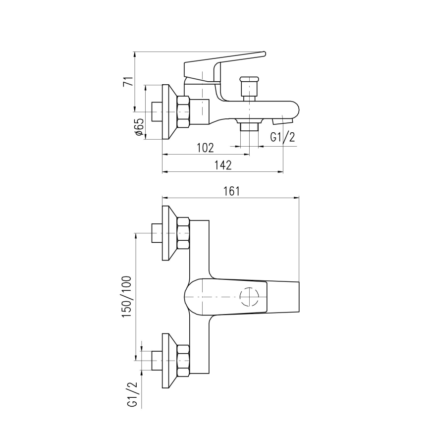 RAV Slezák CO154.5CMATZ - Kadna baterija COLORADO črna/zlata