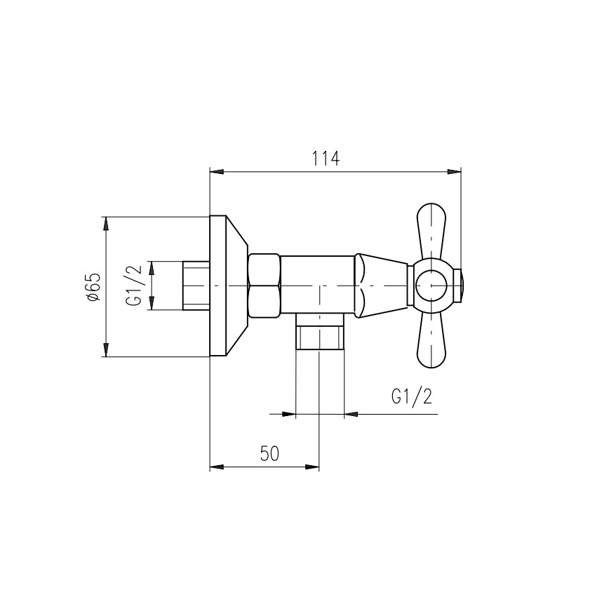 RAV Slezák MK180.5/2SM - tušni komplet z mešalno baterijo MORAVA RETRO, stara medenina