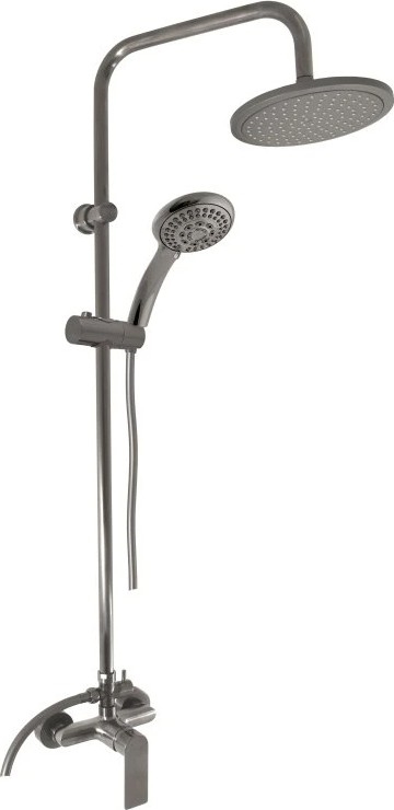 RAV Slezák NL182.5/7-1MGK - Tuš komplet z mešalno baterijo NIL v krtačeni sivi barvi