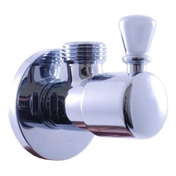 RAV Slezák RV0112 - Kotni ventil RETRO, sijajni krom