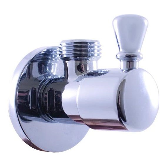 RAV Slezák RV0112 - Kotni ventil RETRO, sijajni krom