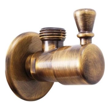 RAV Slezák RV0112SM - Kotni ventil RETRO, starinska medenina