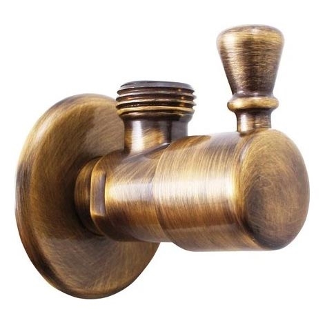 RAV Slezák RV0112SM - Kotni ventil RETRO, starinska medenina