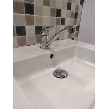 RAV Slezák SA015.0 - Pipa za umivalnik SAZAVA, 11,8 cm, sijajni krom