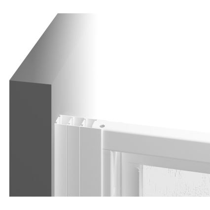 Ravak 00V701R211 - Pršna vrata v treh delih SUPERNOVA 90x198 cm bela