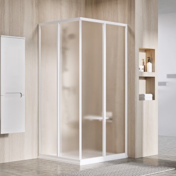 Ravak 14V701O2ZGS - kotna tuš kabina SUPERNOVA 90x90 cm, bela