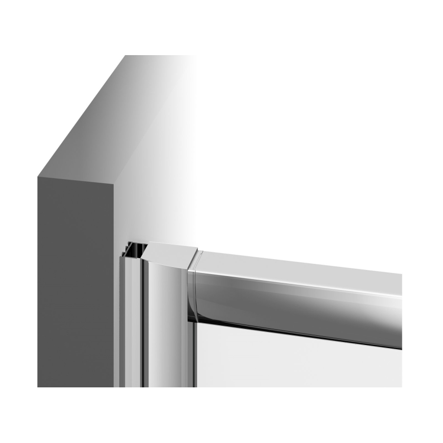 Ravak 1LV40100ZG - Kotna tuš kabina BLIX, 4-delna, 80x80 cm, bela