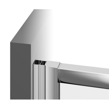 Ravak 1XV70C00Z1 - pršna kabina BLIX 90x90 cm, sijajni krom