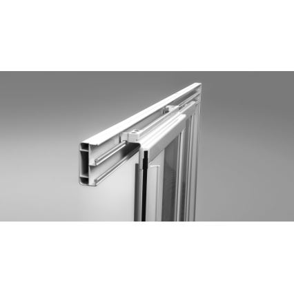 Ravak 3114O30211 - Kvadrantna 4-delna tuš kabina SUPERNOVA 80x80 cm črna