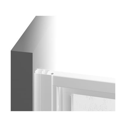 Ravak 3114OU02Z1 - Štiri-delna četrtkrožna tuš kabina SUPERNOVA 80x80 cm, satinirano steklo