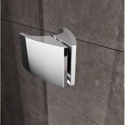 Ravak 37677U00Z1 - Trodelna četrtkrožna tuš kabina PIVOT 90x90 cm saten
