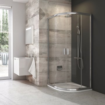 Ravak 3B240C00Z1-štiridelna kvadrantna tuš kabina BLIX 80x80 cm sijajni krom