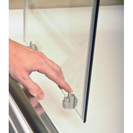 Ravak 3B240C00Z1B - Četrtkrožna štiridelna pršna kabina BLIX 80x80 cm, sijajni krom