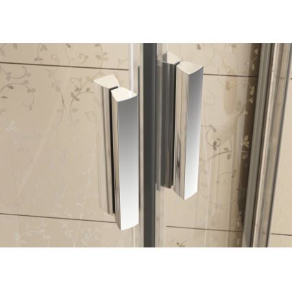 Ravak 3B240C00Z1B - Četrtkrožna štiridelna pršna kabina BLIX 80x80 cm, sijajni krom