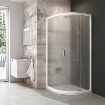 Ravak 3B270100ZG - Štiridelna kvadrantna tuš kabina BLIX 90x90 cm bela