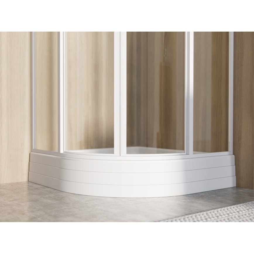 Ravak A207001120 - Polkrožna tuš kad RONDA 90x90 cm bela