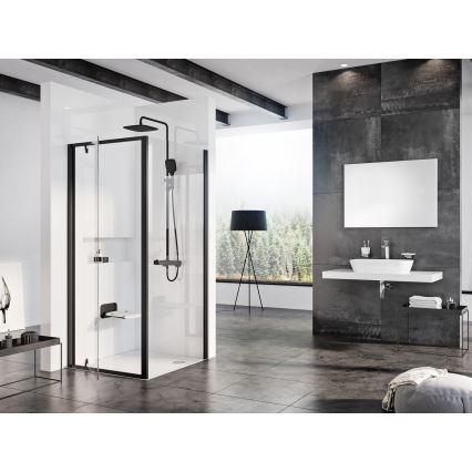 Ravak B8F0000060 - Zložljiv tuš sedež OVO, črn