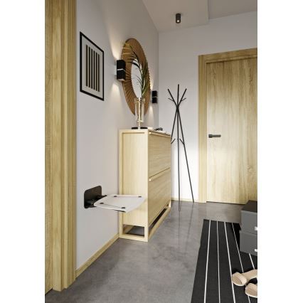 Ravak B8F0000060 - Zložljiv tuš sedež OVO, črn