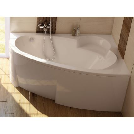 Ravak C451000000 - Kotna kad ASYMMETRIC 150x100 cm akrilat/bela