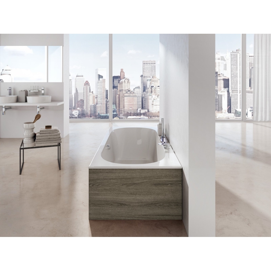 Ravak C921300000 - Kad CITY SLIM 180x80 cm akril/bela