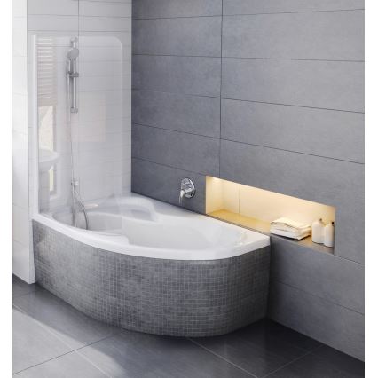 Ravak CM21000000 - Kotna kad ROSA 160x105 cm akril/bela