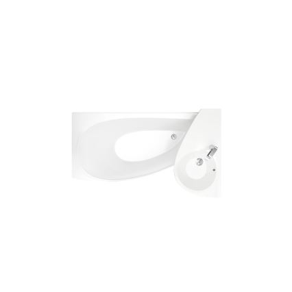 Ravak CQ01000000 - Kotna kad AVOCADO 160x75 cm akril/bela