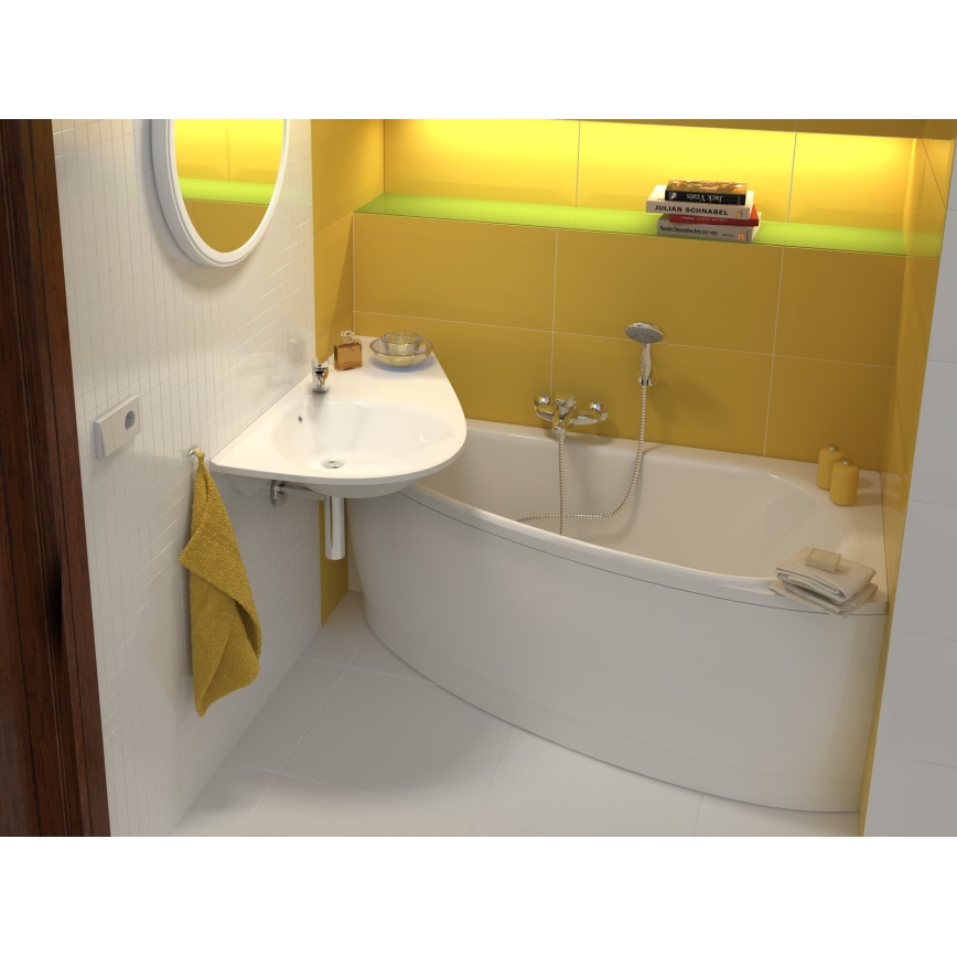 Ravak CZS1000A00 - Kadni panel AVOCADO 150 cm akril/bela