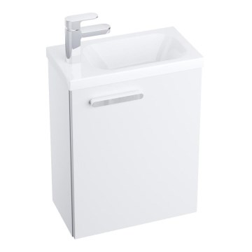 Ravak X000000538 - Kopalniška omarica pod umivalnik CHROME 40x50 cm bela