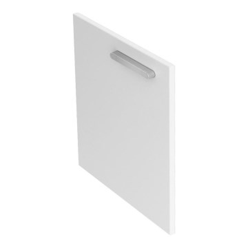 Ravak X000000540 - Leva vrata za omarico pod umivalnikom CHROME  37,5x53 cm bela