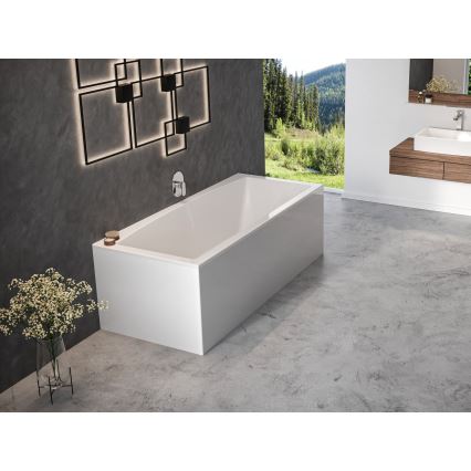 Ravak X000001059 - Sprednji panel za kopalno kad 180 cm iverica/bela