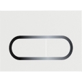 Ravak X01455 - Tipka za splakovanje CHROME 24,7x16,5 cm bela