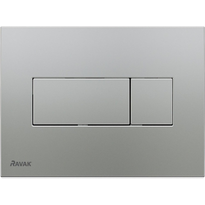 Ravak X01456 - Tipka za splakovanje UNI 24,7x16,5 cm matni krom
