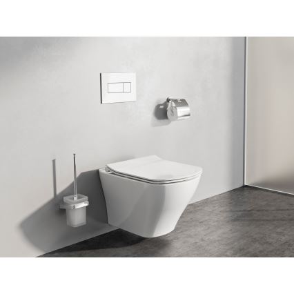 Ravak X01457 - Tipka za splakovanje UNI 24,7x16,5 cm bela