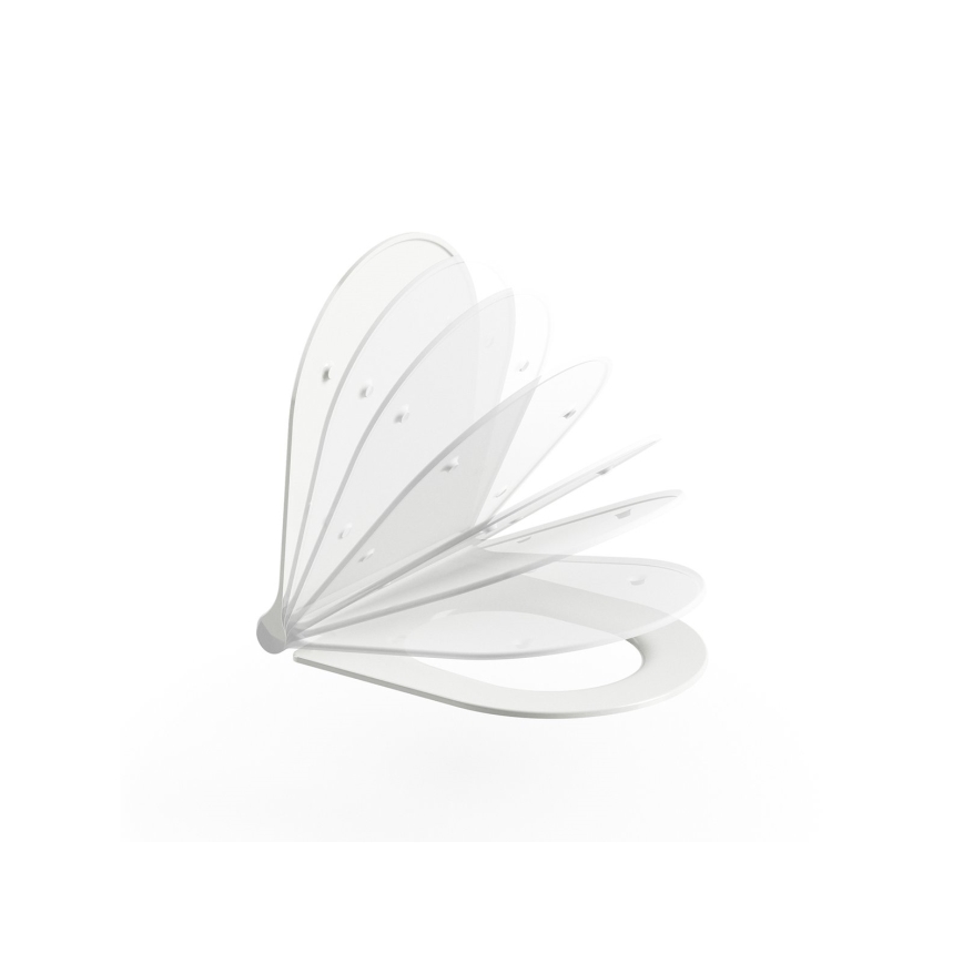 Ravak X01535 - Stenska viseča WC školjka brez roba UNI keramika/bela