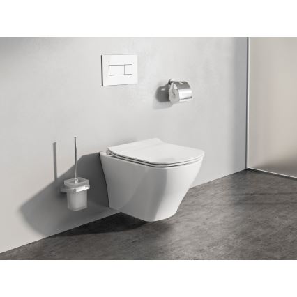 Ravak X01671 - Viseča WC školjka brez roba CLASSIC keramika/bela
