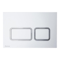 Ravak X01739 - Tipka za splakovanje TWIN 24,7x16,5 cm bela