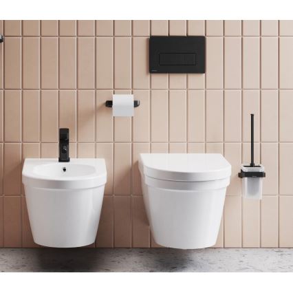 Ravak X01744 - Tipka za splakovanje UNI SLIM 24,7x16,5 cm črna