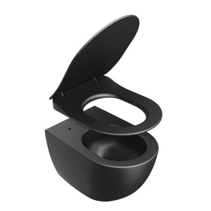 Ravak X01795 - WC deska SoftClose CHROME črna