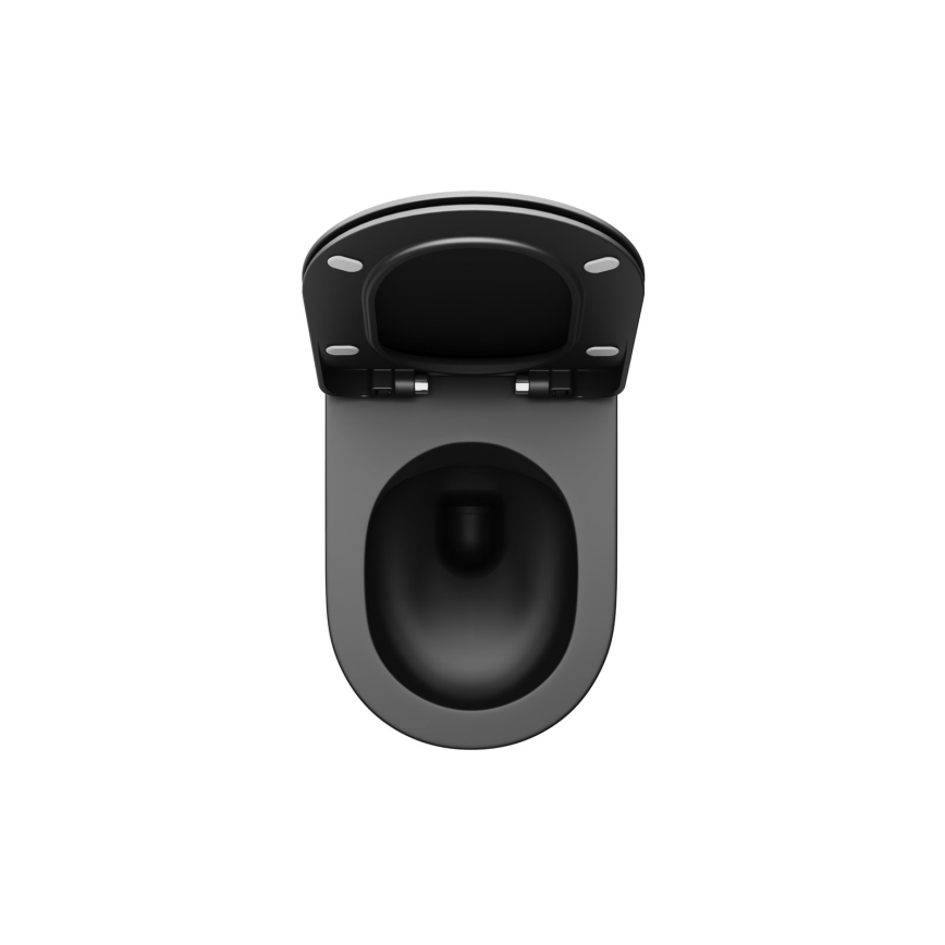 Ravak X01795 - WC deska SoftClose CHROME črna