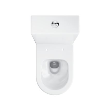 Ravak X01872 - kombinirana WC školjka brez roba s sedežem SoftClose ELEGANT keramika/bela