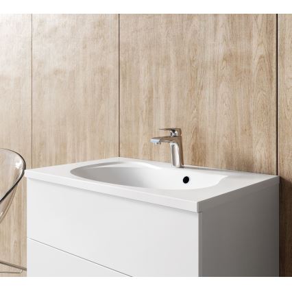 Ravak X070118 - Pipa za umivalnik FLAT 15,1 cm, sijajni krom