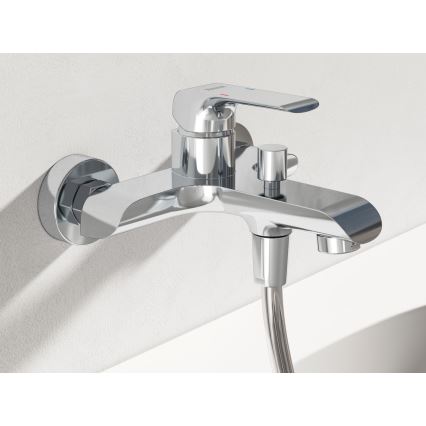 Ravak X070119 - Kopalna baterija za kad FLAT, poliran krom