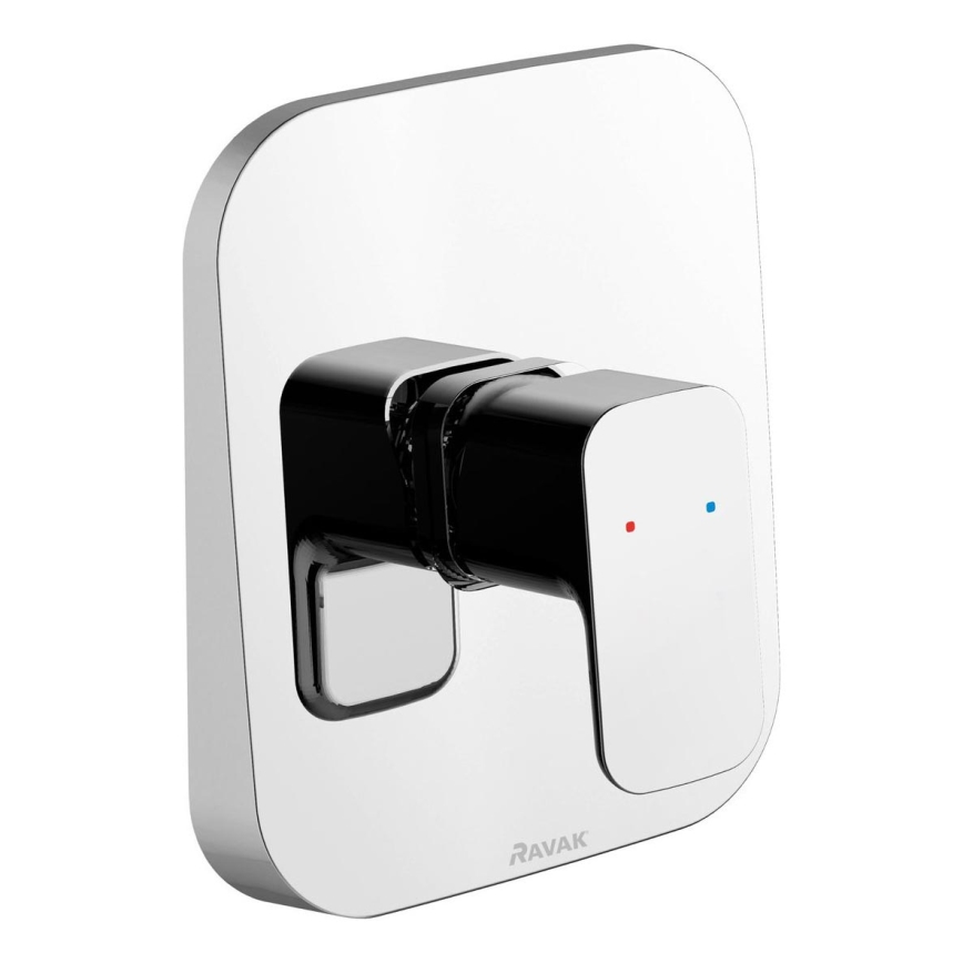 Ravak X070137 - Tušni mešalnik za podometno vgradnjo R-BOX, sijajni krom