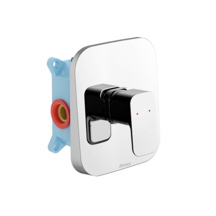 Ravak X070137 - Tušni mešalnik za podometno vgradnjo R-BOX, sijajni krom