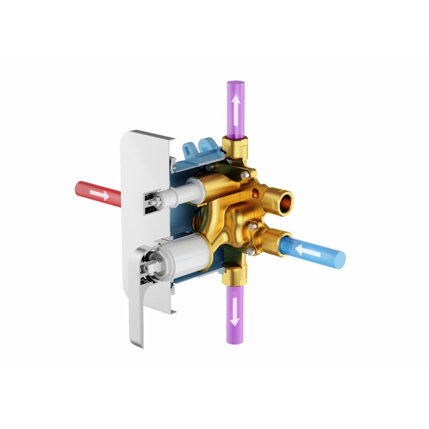 Ravak X070139 - Osnovno telo za vgradne armature R-BOX VARI 13,9x14,6 cm